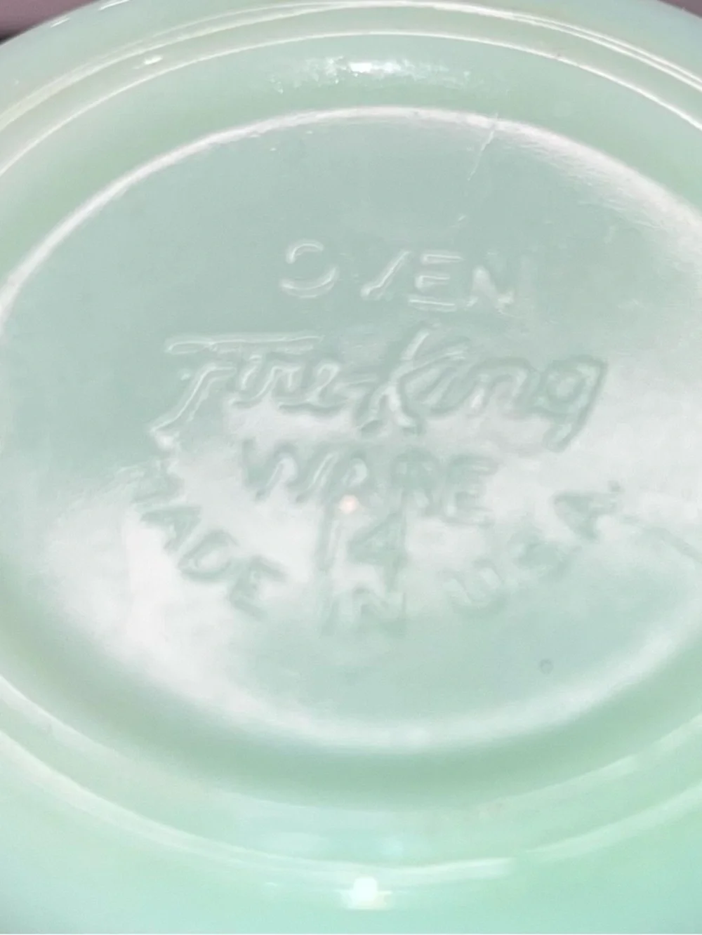 Fire King :(2) Vintage Jadeite Fire King Restaurant Style Coffee Cup: Very Nice